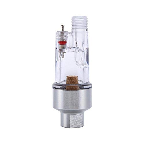 Atyhao Airbrush In-Line Mini Air Filter, 1/8" Airbrush In-Line Mini Separator Air Filter Water Trap Moisture Fittings