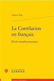 La  corrélation en français