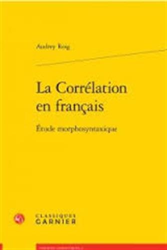La  corrélation en français