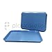 Blue Dental Autoclavable Plastic Instrument Set Up Flat Tray (13.25 Inches x 9.75 Inches, Size B) by PlastCare USA