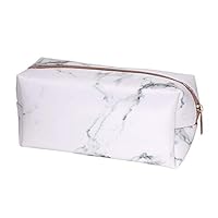 Finance Plan Hot New Marble Pattern Travel Makeup Cosmetic Bag Faux Leather Toiletry Pencil Case