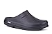 OOFOS Unisex OOcloog, Black - Men’s Size 7, Women’s Size 9 - Lightweight Recovery Footwear - Reduces Stress on Feet, Joints & Back - Machine Washable