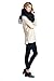 Mariyaab 100% Lambswool Women Solid Oversized Large Scarf Shawl (S0915477, SolidBlack)