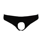 Lidoso Mens Sexy Funny Low Rise Hollow Out Open