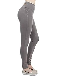 Pantalones de yoga elásticos para levantamiento de glúteos, color índigo