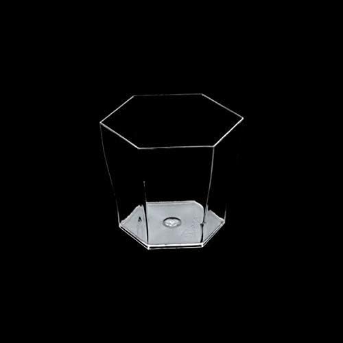Givi Italia 61806 25 Mini Hexagonal Cups, Multi-Colour, 5.5 cm