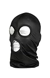 Lightweight Face Mask 3 Hole - Black