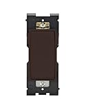 Leviton Renu Switch RE151-WB for Single Pole Applications, 15A-120/277VAC, in Walnut Bark