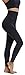 CakCton Black Fleece Leggings for Women High Waist Buttery Soft Stretchy Workout Tights - One Size