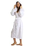 TowelSelections Women's Robe Turkish Cotton Hooded Terry Bathrobe Made in Turkey