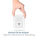 Wireless Charging Case Compatible with Airpod. FOINNEX Wireless Charging Conversion Base/Receiver with Indicator Light for Airpod, Compatible with All QI Wireless Charger.