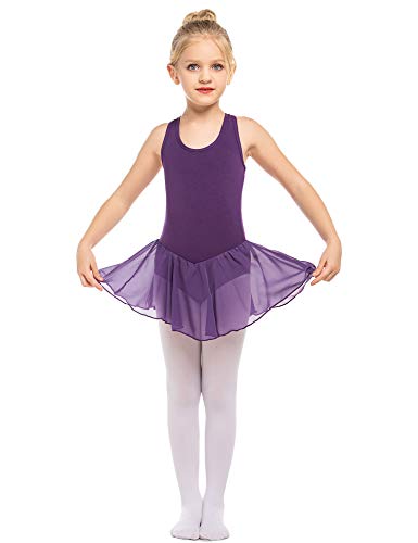 Purple ballet leotard with skirt Clearance