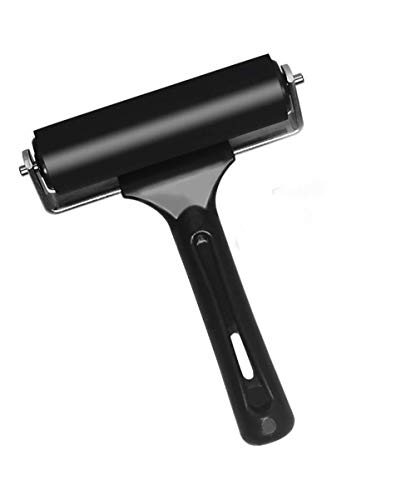 SaPeal 4-Inch Rubber Brayer Roller for Printmaking, Great for Gluing Application Also. (Original Version)