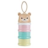 Formula Dispenser, Stackable, On-the-Go, BPA Free, Baby, infant, Kids Milk Powder Dispenser & Snack Storage Container, Powder Leakage Free. Great for Outdoor.