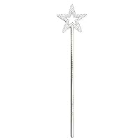 Luxtrip Star Wand Princess Wands Princess Star Wand 13 Inches Silver Fairy Princess Angel Wand