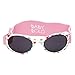 Baby Solo Original Baby Sunglasses Safe, Soft, & Adorable Durable Case Included (0-36 Months, Cutie Pink Heart Frame w/Solid Black Lens)