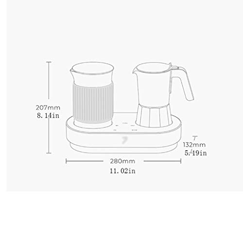 OMING Kapselkaffeemaschine Kapsel-Kaffeemaschine Milchschaum Maschine All-in-one Fancy Italian Home Moka Pot… – Bild 3