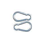 Gorilla Playsets 8mm Zinc Spring Clips, Set of 2 - Attaches Swings and Other Accessories Rated for 300lbs