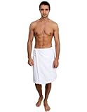 TowelSelections Men's Cotton Terry Shower and Bath Towel Wrap Made in Turkey