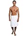 TowelSelections Men's Cotton Terry Shower and Bath Towel Wrap Made in Turkey