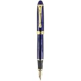 Sipliv 450 Fountain Pen Medium Nib Gold Trim - Violet Blue