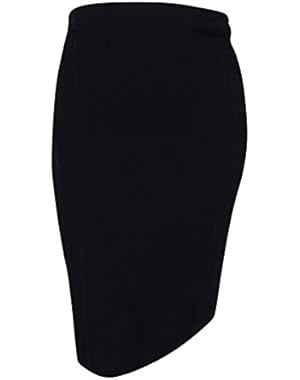 Women's Solid Sweater Skirt