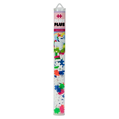 Plus-Plus - Mini Maker Tube - Unicorn - 70 pc