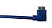 CERRXIAN 30cm USB 3.0 A 90 Degree Up Angle Male to Micro B Male 10pin 90 Degree Right Angle Short Cable(Blue,u-r)