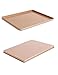 12 x 10 Inch Carbon Steel Baking Pan, Momugs Nonstick Square Cookie Sheet Bakeware Roasting Tray, Champagne gold
