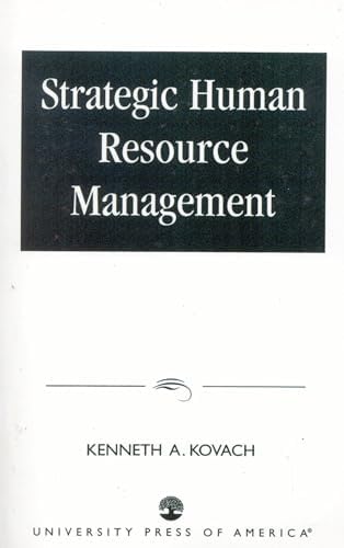 Strategic Human Resources: Frameworks for General Managers