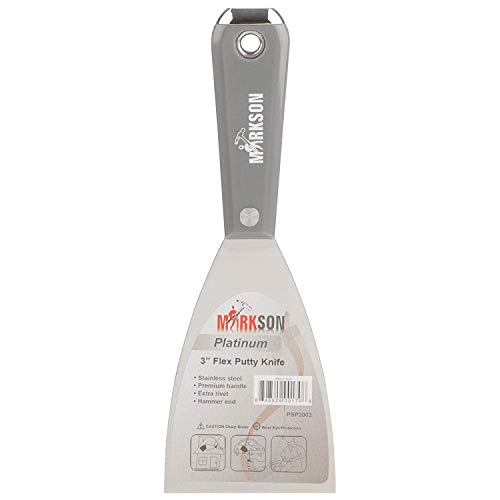 Markson Putty Knife Set Stainless Steel Made 4-piece 1.5",3",4", 5"