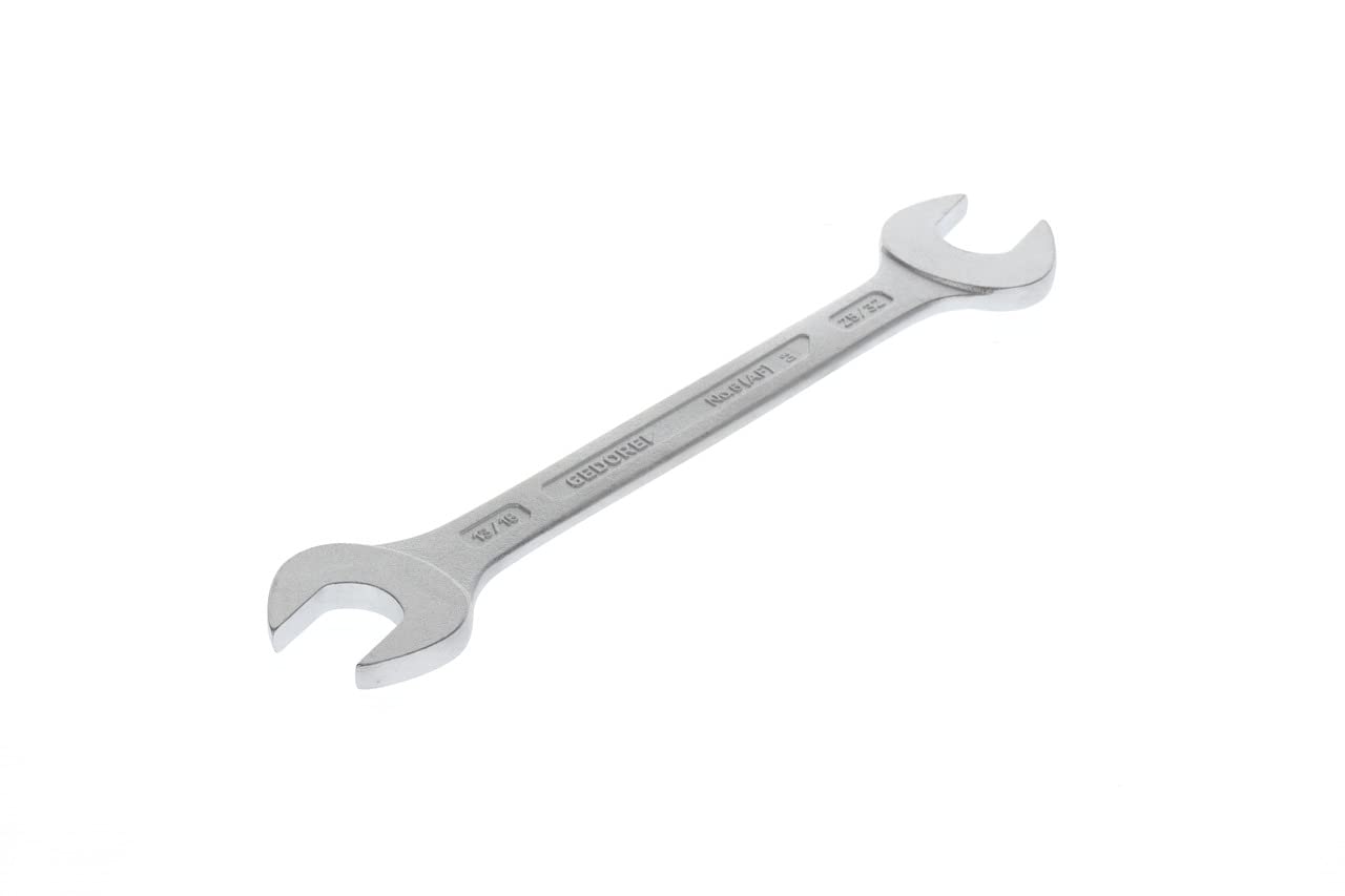 GEDORE Double open-end spanner, SW 25/32"+13/16", Inch, Flat, Spanner, 236 mm long, 6 25/32x13/16AF