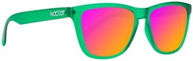 Nectar Sunglasses Absinthe Sunglasses, Green Frame/Sunburn Lens