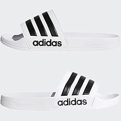 adidas Men's Adilette Shower Slides White/Core