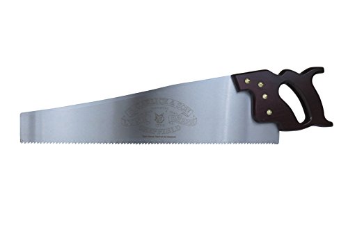 Lynx Garlick Thomas Flinn British 20" Rip Saw with Taper Ground Blade, Stained Beech Handle 4.5 TPI and Filed for Rip Cutting - Thumbnail 3