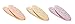 Nosh Baby Munchable Teethers Organic Rice Teething Wafers, 26 Piece, Variety Pack (Pack of 5)