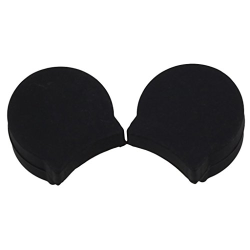 image for MonkeyJack Black Rubber 10mm Oboe Clarinet Thumb Rest Cushion Protecto