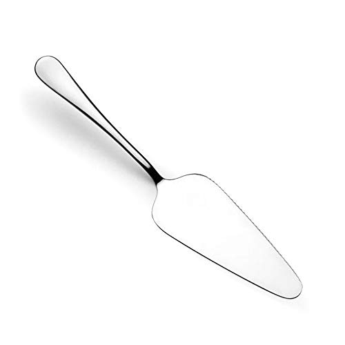 12PCS Stainless Steel Cake Server, Stainless Steel Pie Machine Cake Rack Handle Scraper Slot Pizza Machine Cutting Knife Professional Shovel Server
