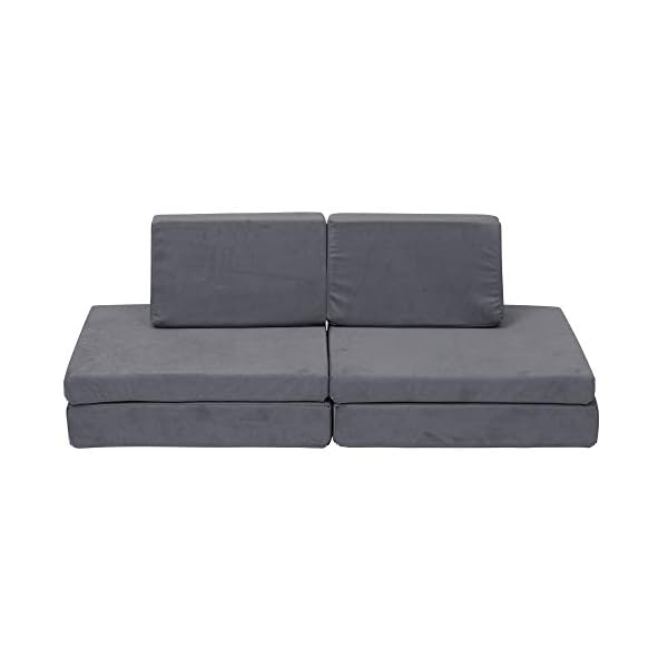Children’s Factory The Whatsit Kids Couch or 2 Chairs, Gray, CF349066