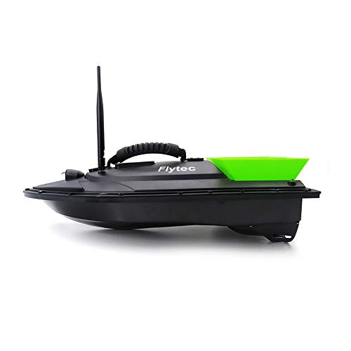 SHIJUNWE Bait Boat, Fish Finder 1.5kg Feed Delivery Loading 500m Remote Control Fishing RC Boat (B) - Thumbnail 2