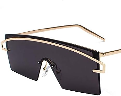 Amazon Co Jp サングラス ワンピースシャムサングラスパーソナリティサングラスビッグフレームファッションカラフルメガネ Color E ホーム キッチン