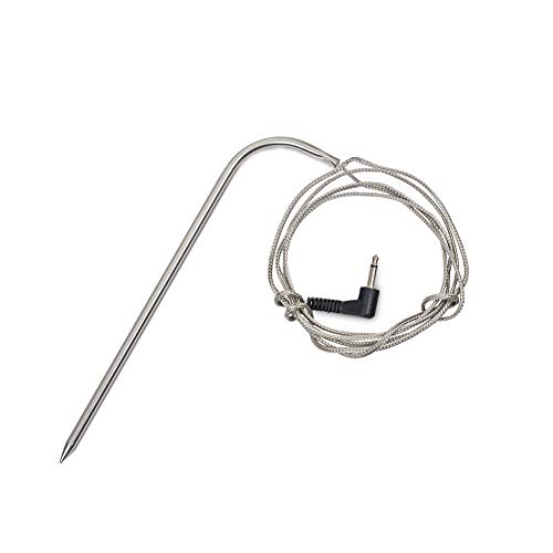 Replacement Waterproof Meat Probe 2pc Compatible With TRAEGER BBQ Grills, 3.5 mm plug Meat BBQ Digital Thermostat Probes,Set of 2