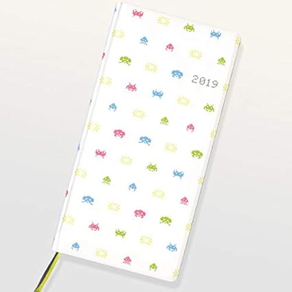 スペースインベーダー×ほぼ日手帳2019 weeks SPACE INVADERS/COLORFUL