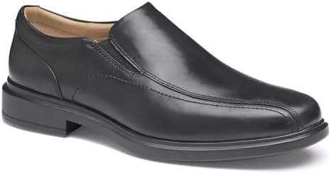 Amazon.com | Johnston & Murphy Men's Ardmore Black Leather Moc Toe