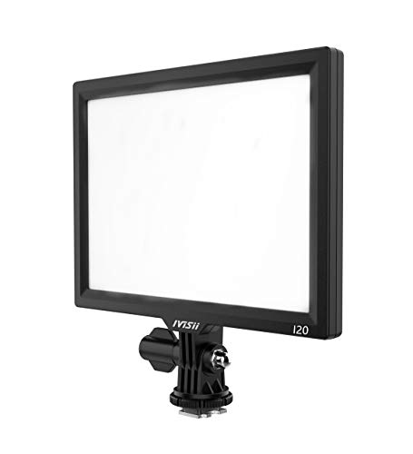 Camera & Camcorder LED Video Light Panel Table Super Slim Bright Soft 3200K-5600K YouTube Video Close-up Portrait Children Wedding Ultra Bright Dimmable Camera Panel Light(Included NP-F550 Battery) - Thumbnail 3