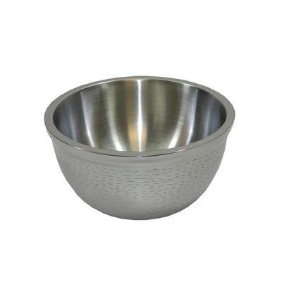 Click Here to See More Images TableCraft Products RB9 Round Double Wall Bowl, Stainless Steel, 3.25 QT