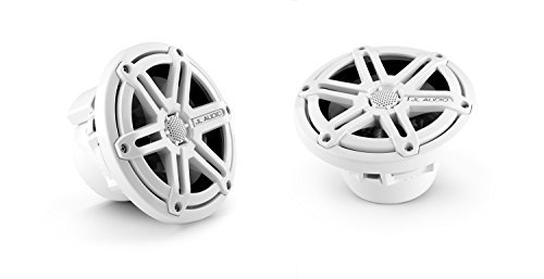 JL Audio M650-CCX-SG-WH 6.5-inch (165 mm) Cockpit Coaxial Speaker System, White Sport Grilles