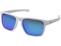 Oakley OO9346-02 Men's Sliver XL (Asia Fit) Sunglass, Polished White with Sapphire Iridium