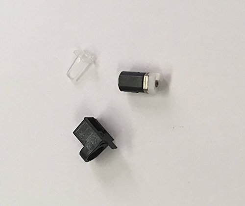 Replacement Middle Shell Hinge Lock Locker & LED Diffuser & Axel For Nintendo 3DS XL