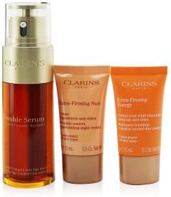 Clarins Double Serum 50ml + Extra Firming Day & Night Cream Set